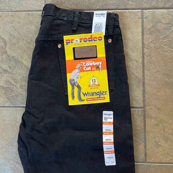 WRANGlER Pro Rodeo jeans, 38x34, NEW never worn & tags still on - Picture 1 of 2